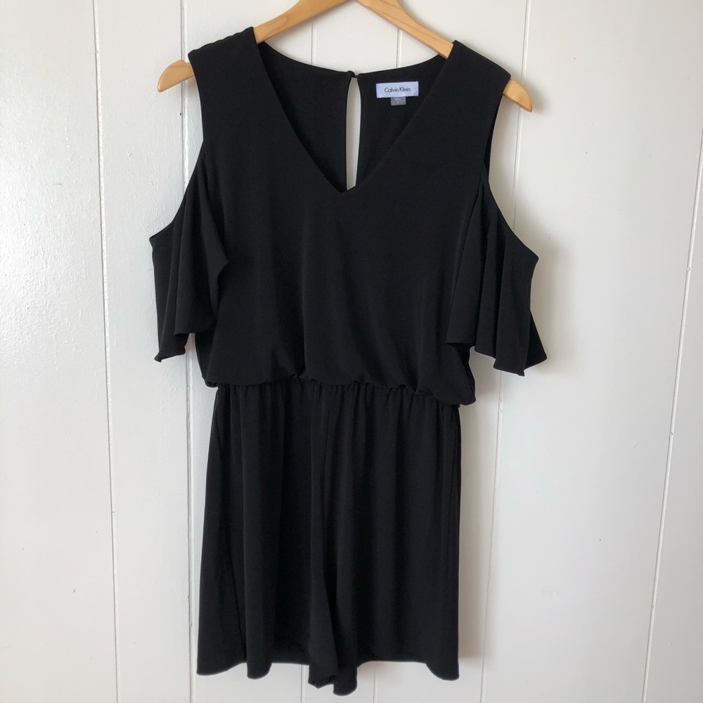 Calvin Klein Black Polyester Romper Size 8